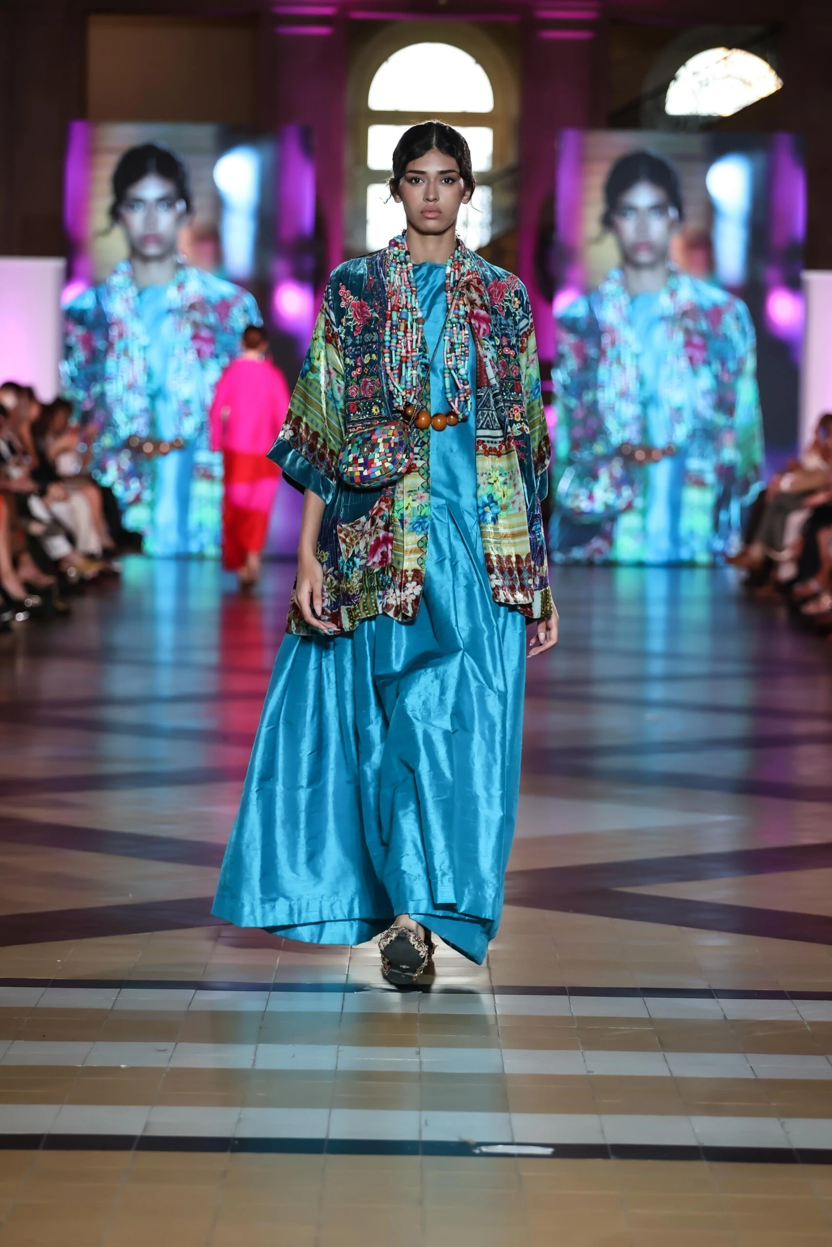 Marisa Marana en pasarela. 