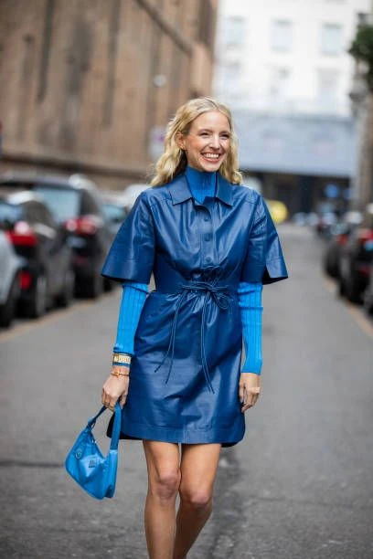 Así se luce el color cerúleo hoy.