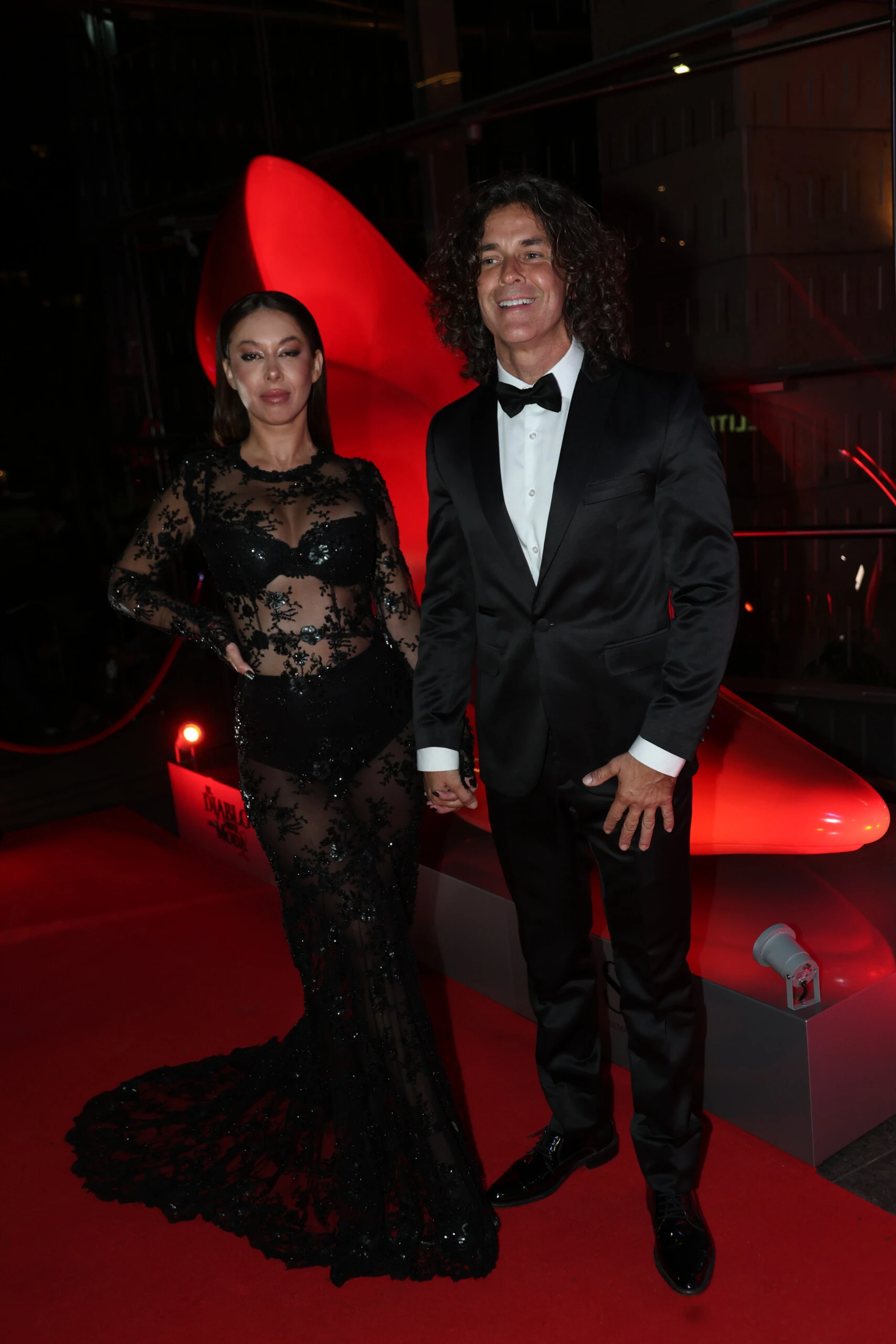 Mariano Martínez y su pareja.