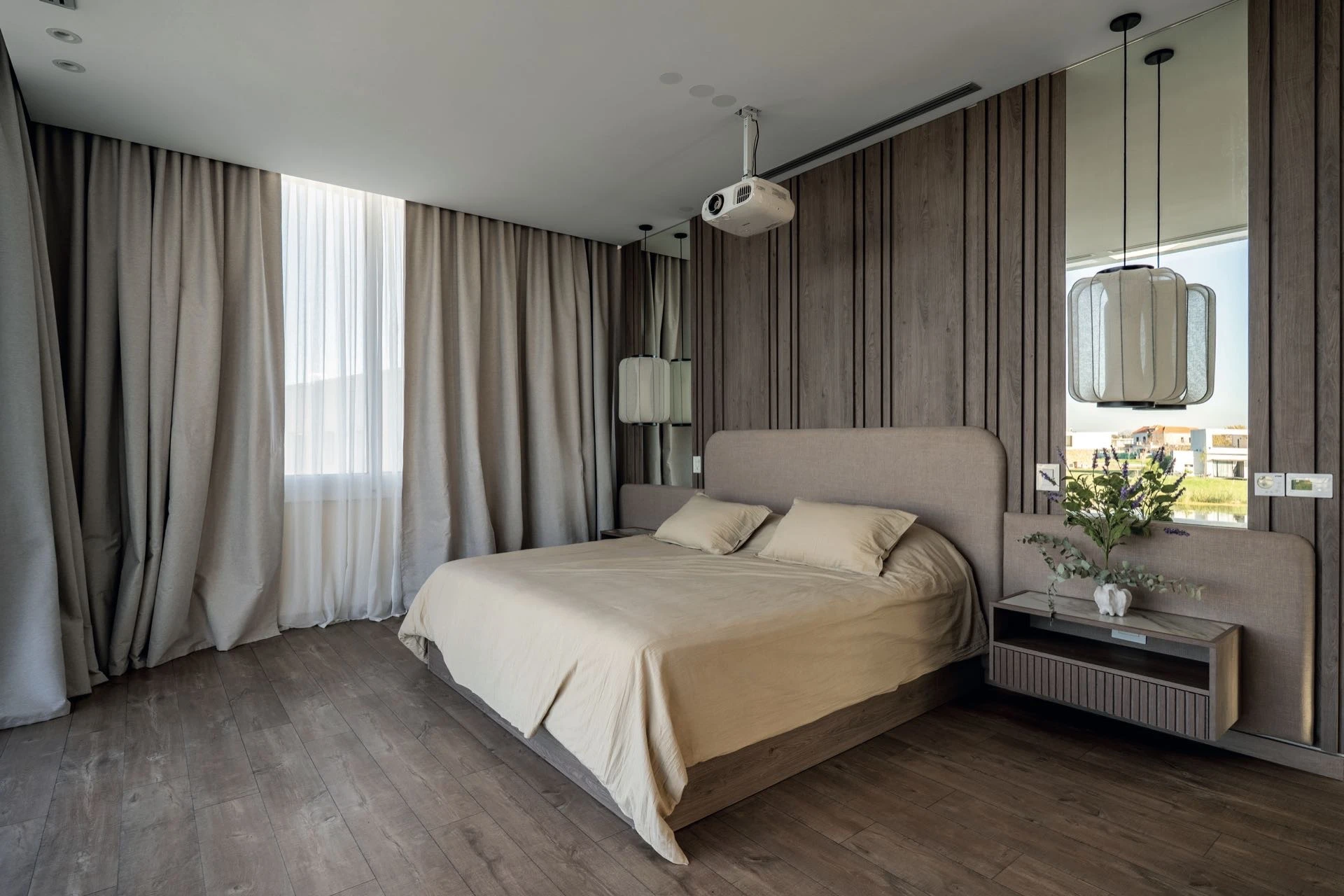 Un dormitorio diseñado para el bienestar. 