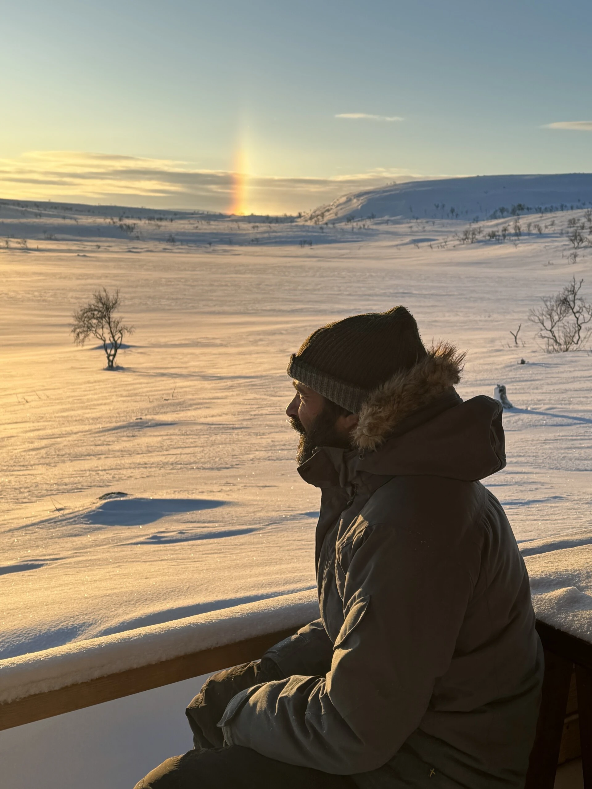 "Aprendí un montón sobre mí, de la soledad, de los tiempos de la naturaleza, su fuerza y también su fragilidad", expresa Nico Sorín. 