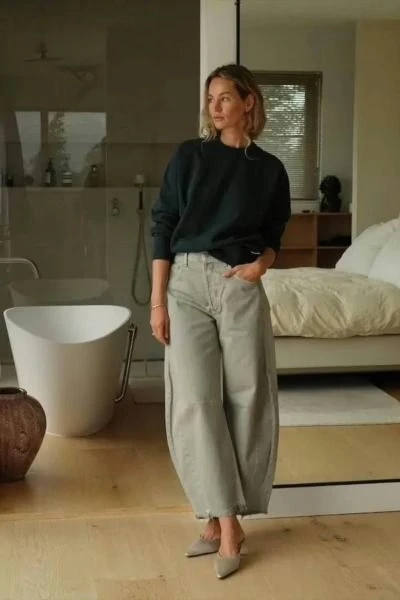 Jeans barrel, la nueva silueta del denim.