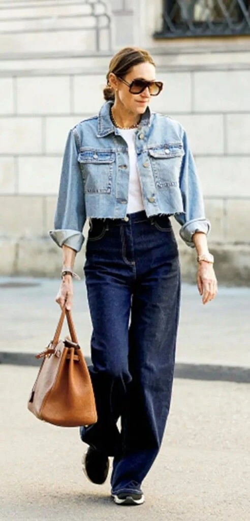 Jean con campera liviana