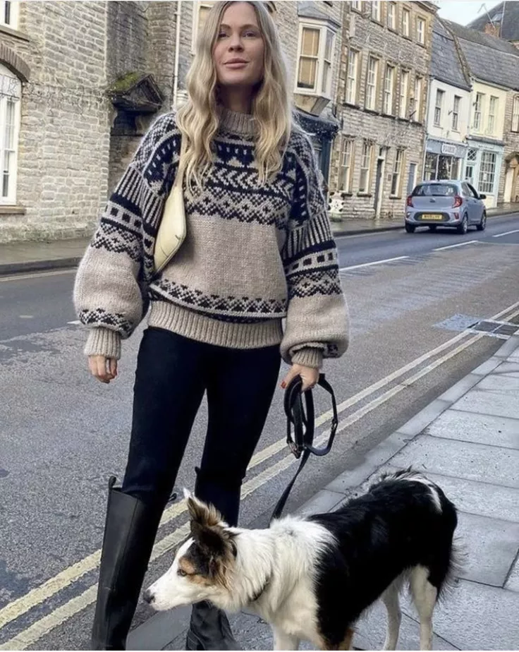 El suéter nórdico vuelve y se convierte en el protagonista del invierno 2026