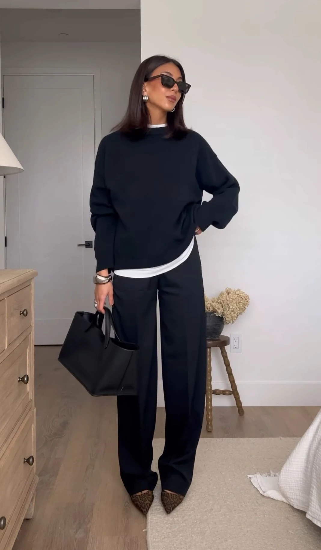 Suéter tejido, un básico del invierno.