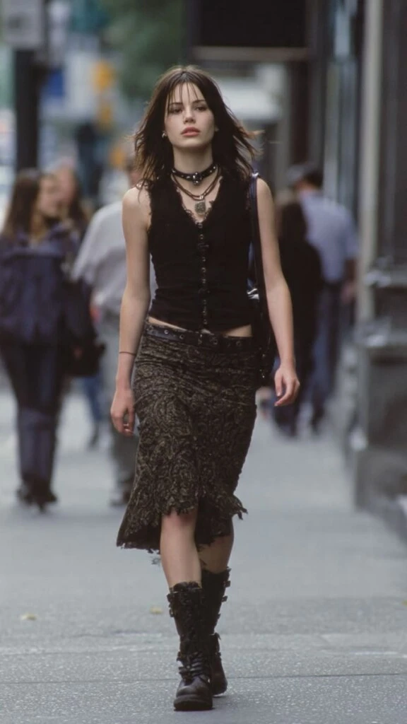 Esta tendencia que mezcla encaje, transparencias y estilo gótico