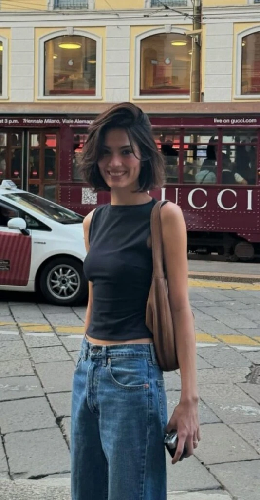 El corte soft layered bob se apoderó del street style.