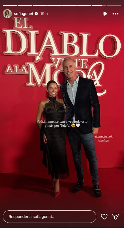 Sofía Gonet y Marley en México. 