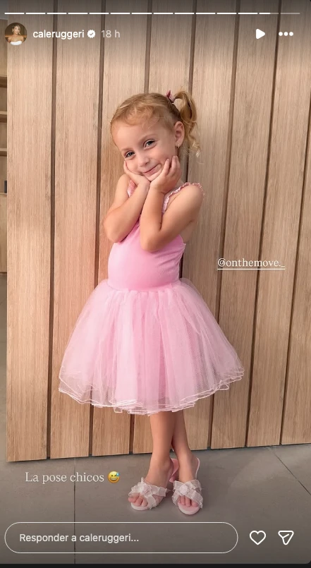 El look balletcore de Vita, la hija de Cane Ruggeri.