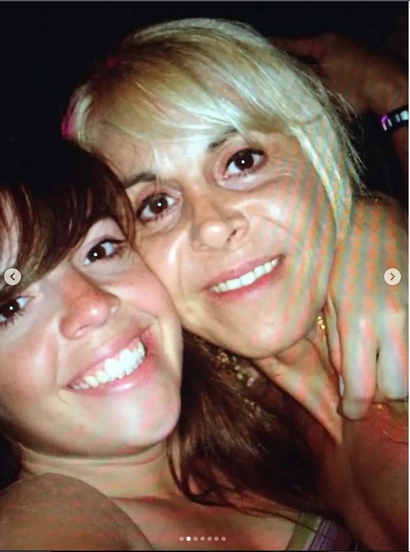 Dalma Maradona de bebé.