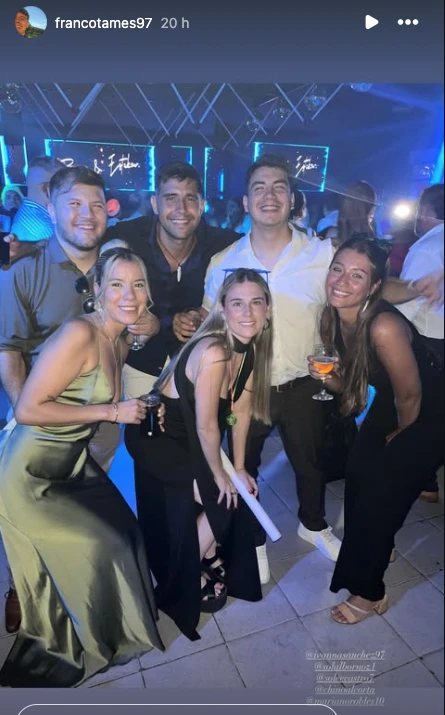 La última foto, en la fiesta de casamiento