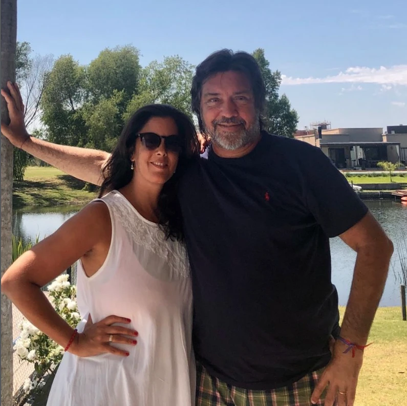 Alejandro y su esposa, María Felicitas Ghigliotti.