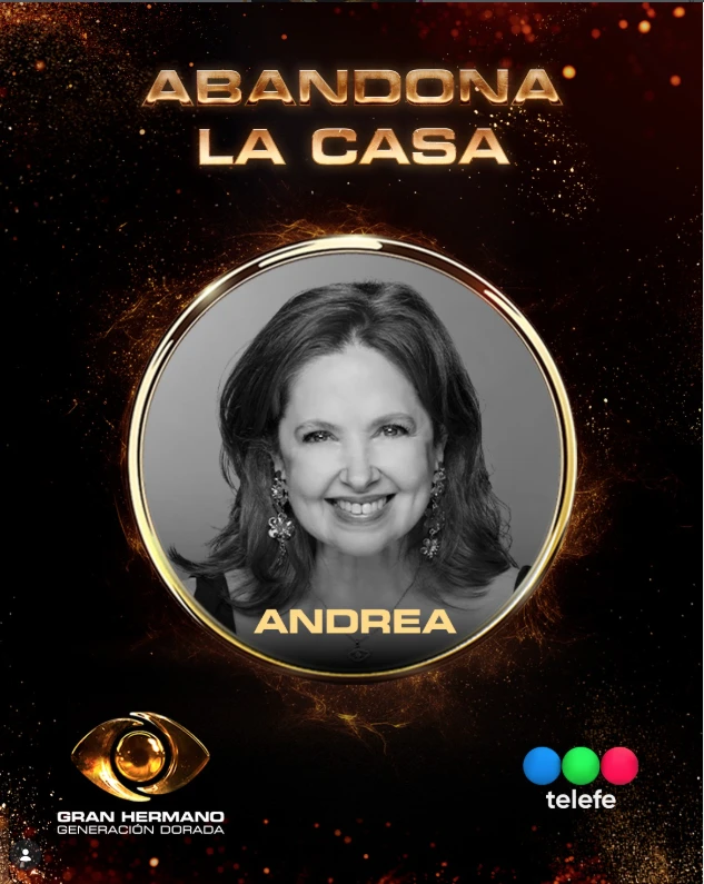 Confirmado: Andrea del Boca abandona la casa.