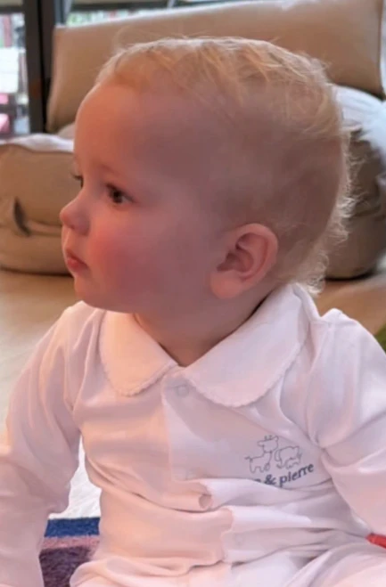 Luca, el nieto de Grecia Colmenares