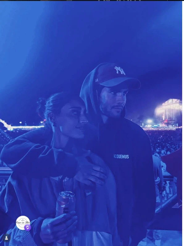 Camila Bonasso junto a Tomás Allende y Félix. 