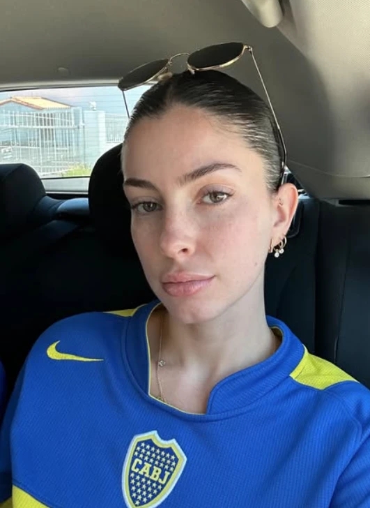 Daniela Iker, fanática de Boca