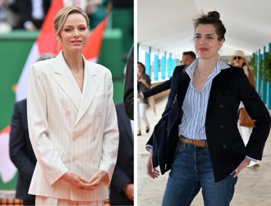 Charlene y Charlotte Casiraghi y las claves de cómo llevar la sastrería al nivel más chic