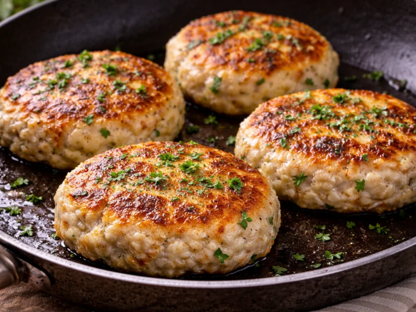 Hamburguesas de pollo-DESTACADA