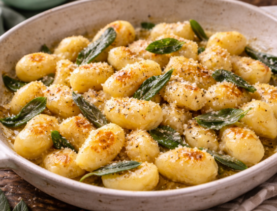 La receta fácil del día: ñoquis de papa con manteca y salvia listos en 30 minutos