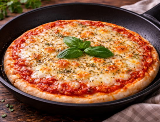 La receta fácil del día: pizza casera en sartén con masa rápida lista en 20 minutos