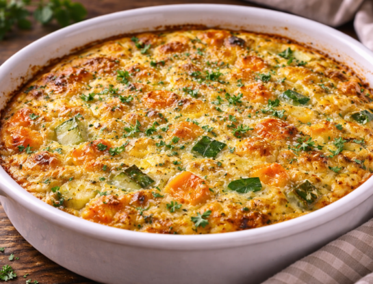 La receta fácil del día: tarta de verduras cremosa sin masa lista en 25 minutos