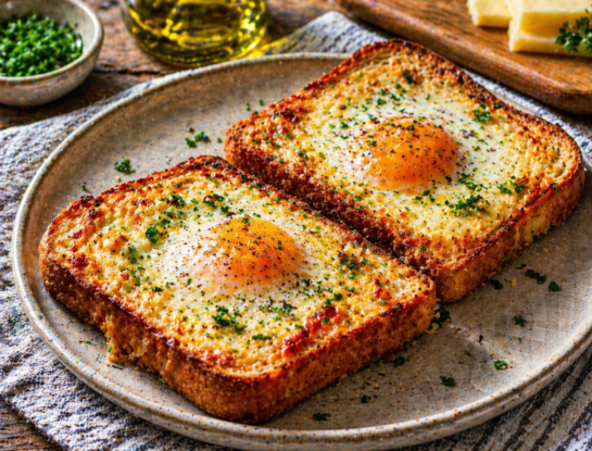 La receta fácil del día: tostadas gratinadas con huevo y queso listas en 15 minutos