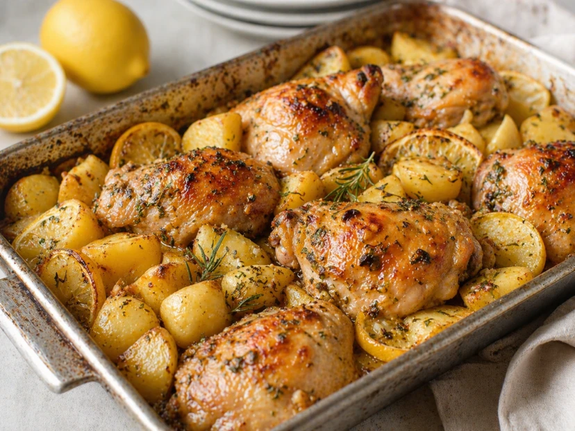 Pollo al limón-DESTCADA