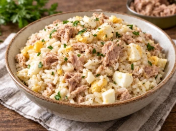 Arroz con atún destacada