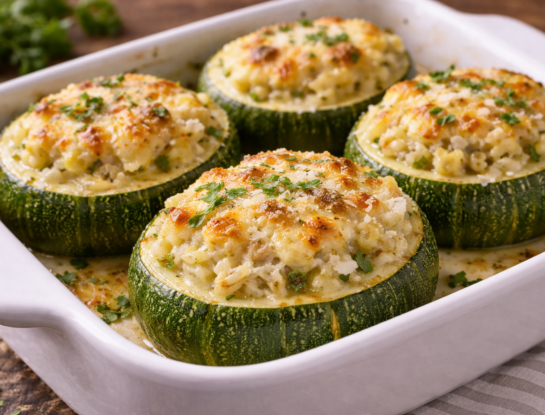 La receta fácil del día: zapallitos rellenos con queso y arroz listos en 25 minutos