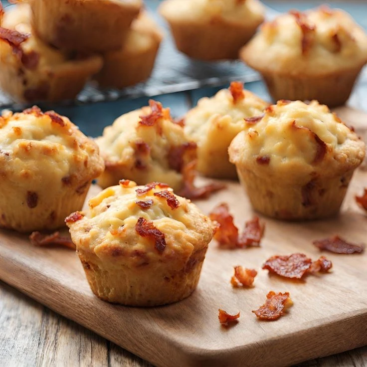 Muffins de queso. Foto: Pinterest