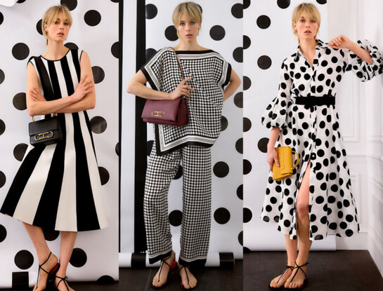 Carolina Herrera verano 2026: la colección en blanco y negro que reinventa rayas, lunares y flores