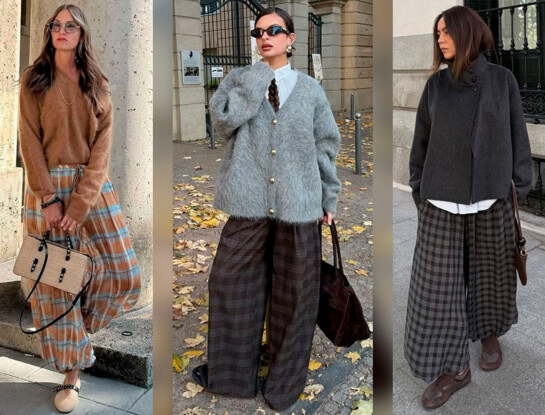 Secretos de la editora de moda: cómo llevar los pantalones escoceses que son un hit esta temporada