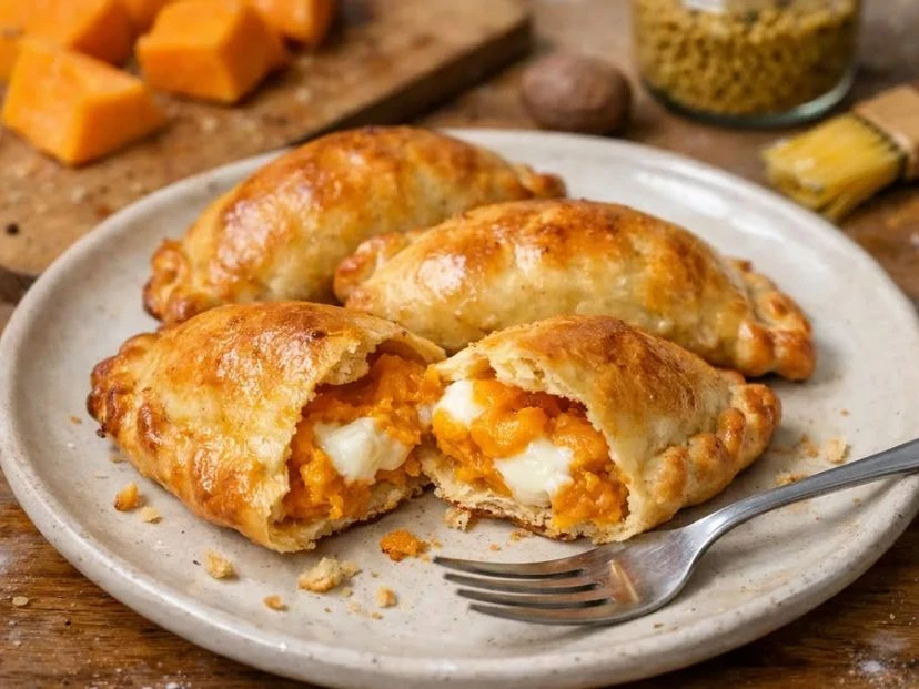 Empanadas de calabaza asada, queso azul y nuez: una receta gourmet para salir de lo clásico