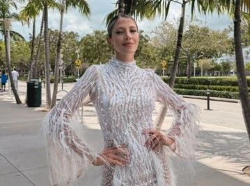 El look de Cande Ruggeri. Foto: IG