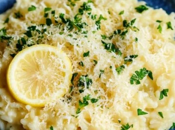 Risotto casero con un toque de limón: una receta fácil, cremosa y perfecta para el frío