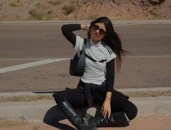 El look sporty chic de Cami Mayán en su escapada de Semana Santa a Mendoza