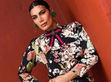 El look de Flor de la V. Foto: IG