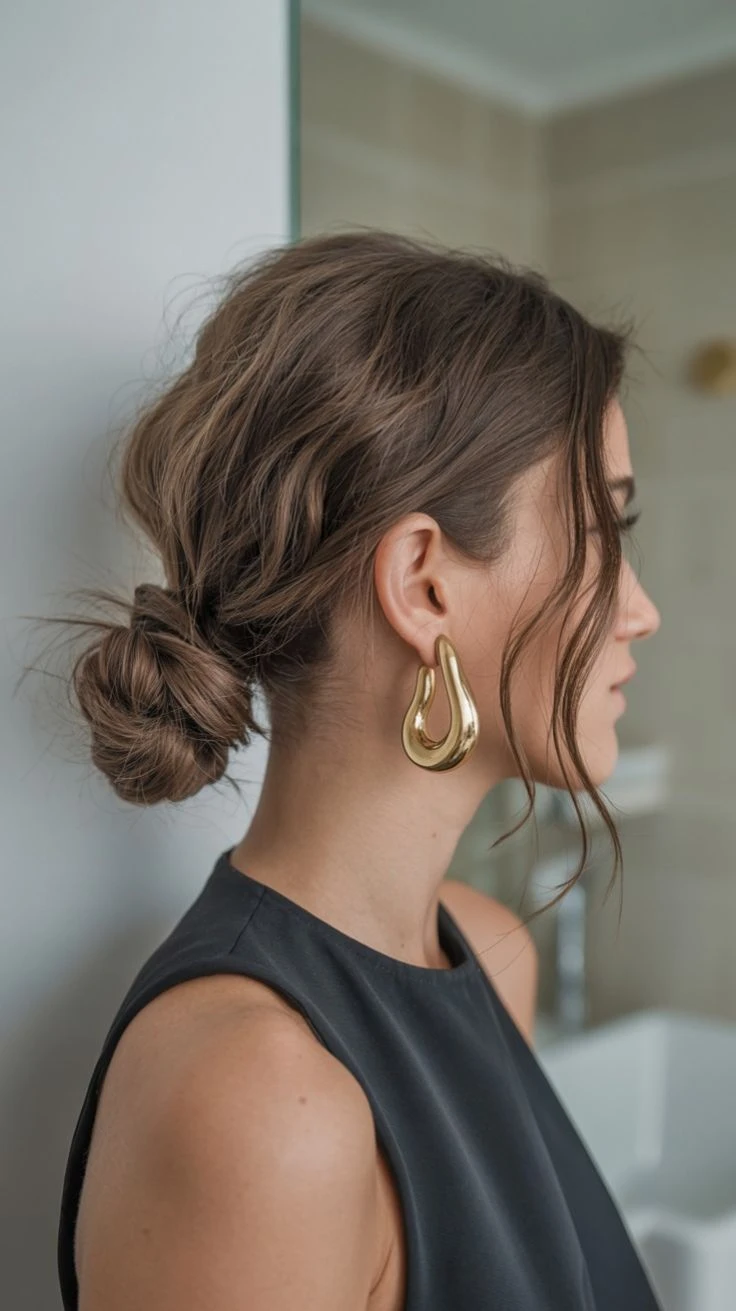 Messy, effortless, desprolijo: el rodete fácil de hacer que controla el pelo ante la humedad de la manera más chic