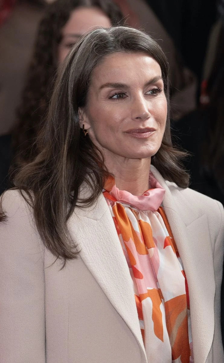 La reina Letizia con sus zapatos Mary Jane. 