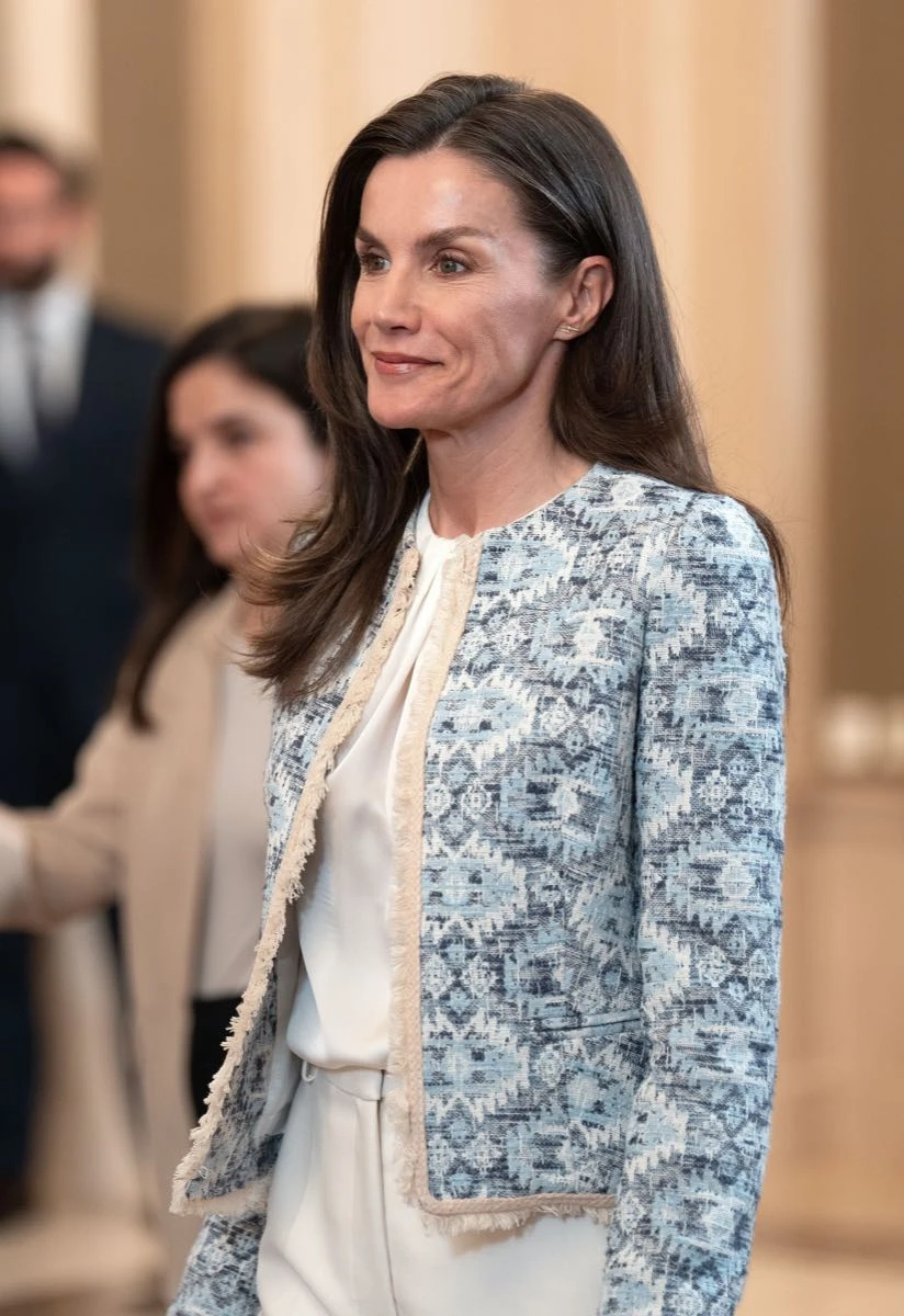 La reina española en el Palacio de la Zarzuela.