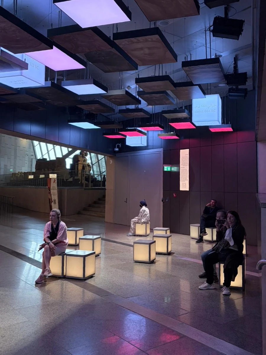 El Gran Museo Egipcio (GEM) está organizado por niveles: e