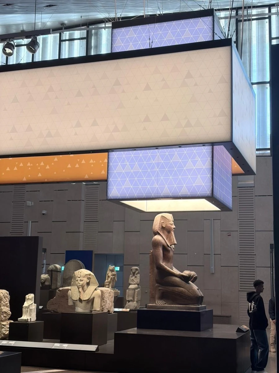 El Gran Museo Egipcio (GEM) está organizado por niveles: e