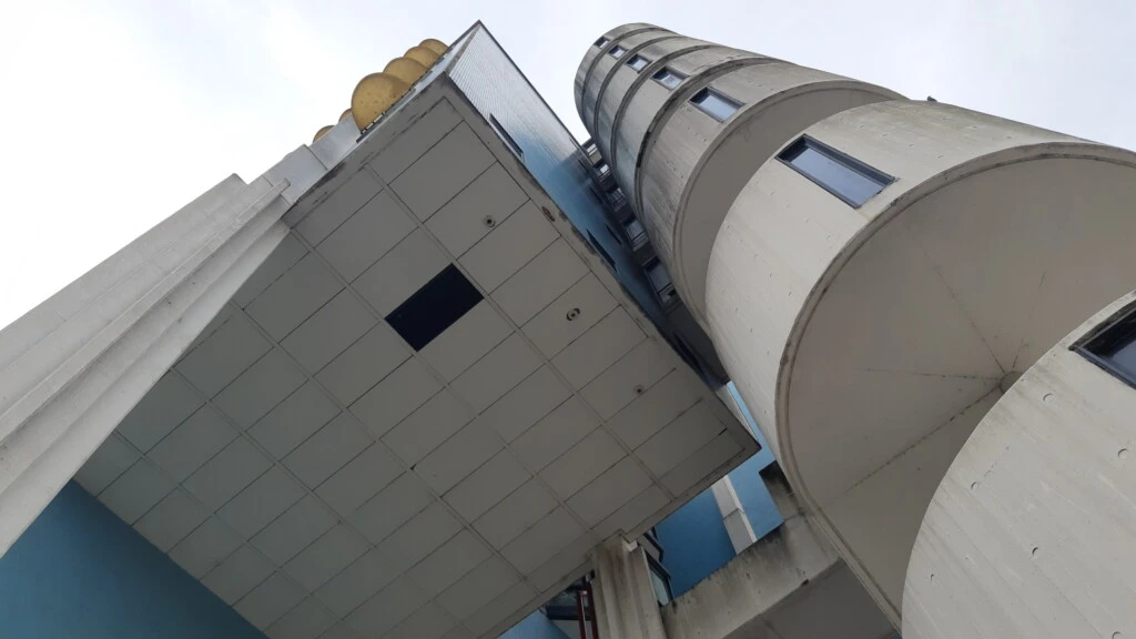 Detalles de la fachada.