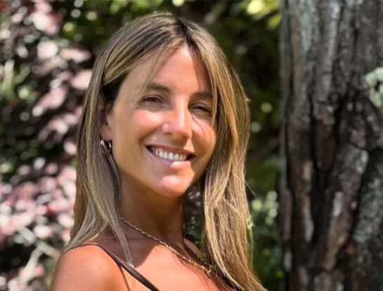 A semanas de ser mamá, María Belén Ludueña dijo presente en el homenaje al Papa Francisco