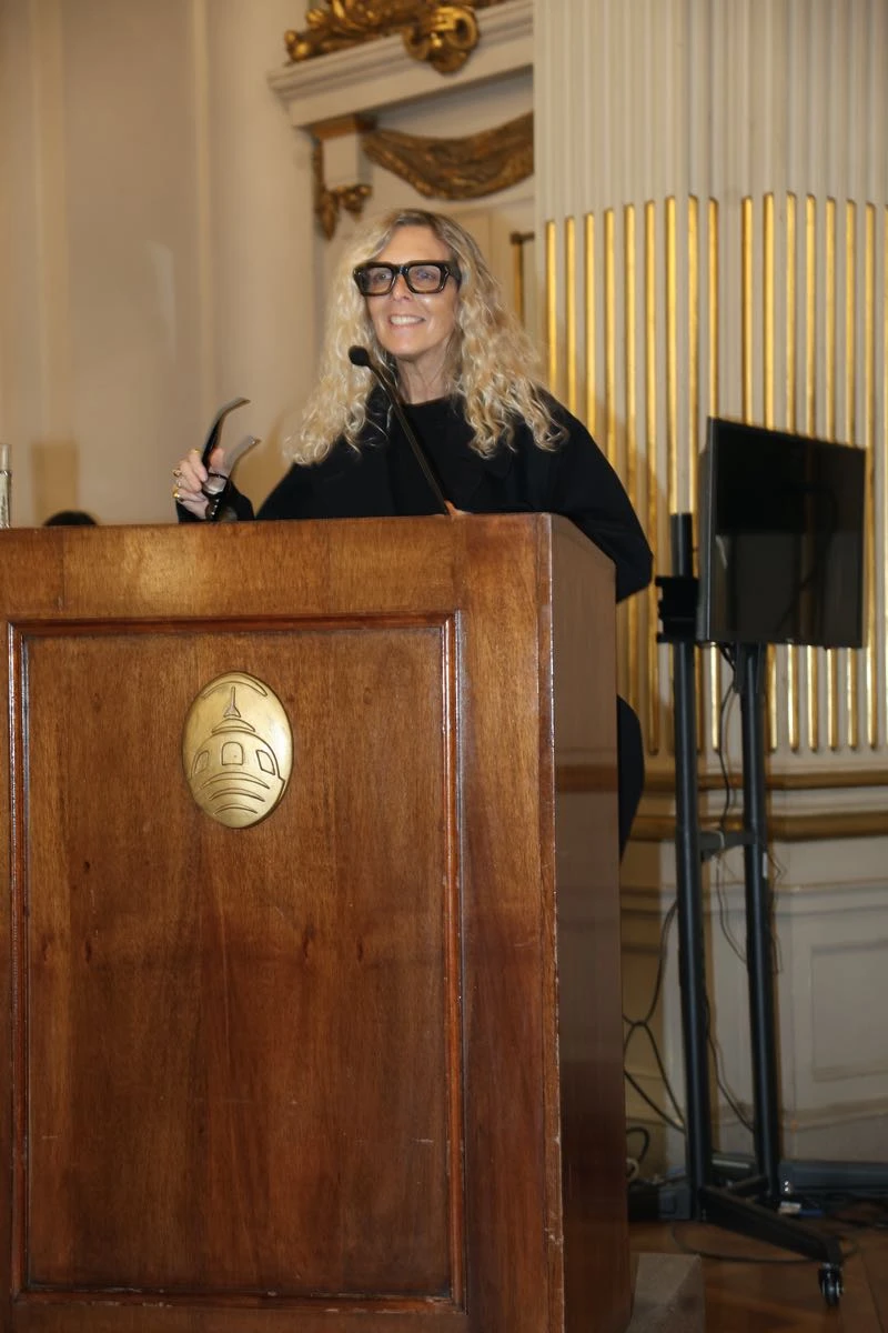 La diseñadora Jessica Trosman fue la primera en dar unas palabras