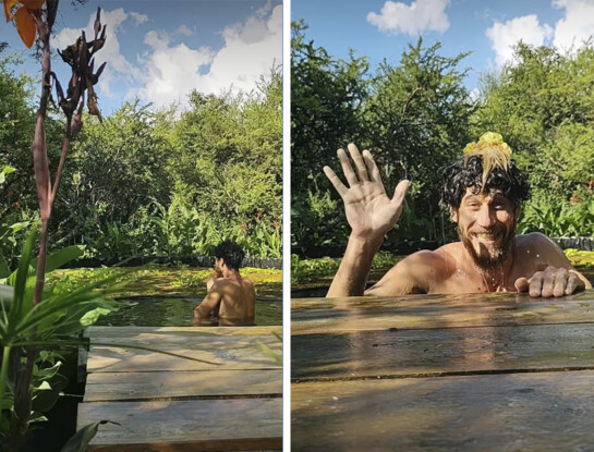 Así es la biopiscina que Momo Weich instaló en su casa de barro en Córdoba: natural, sin cloro y en armonía con el entorno