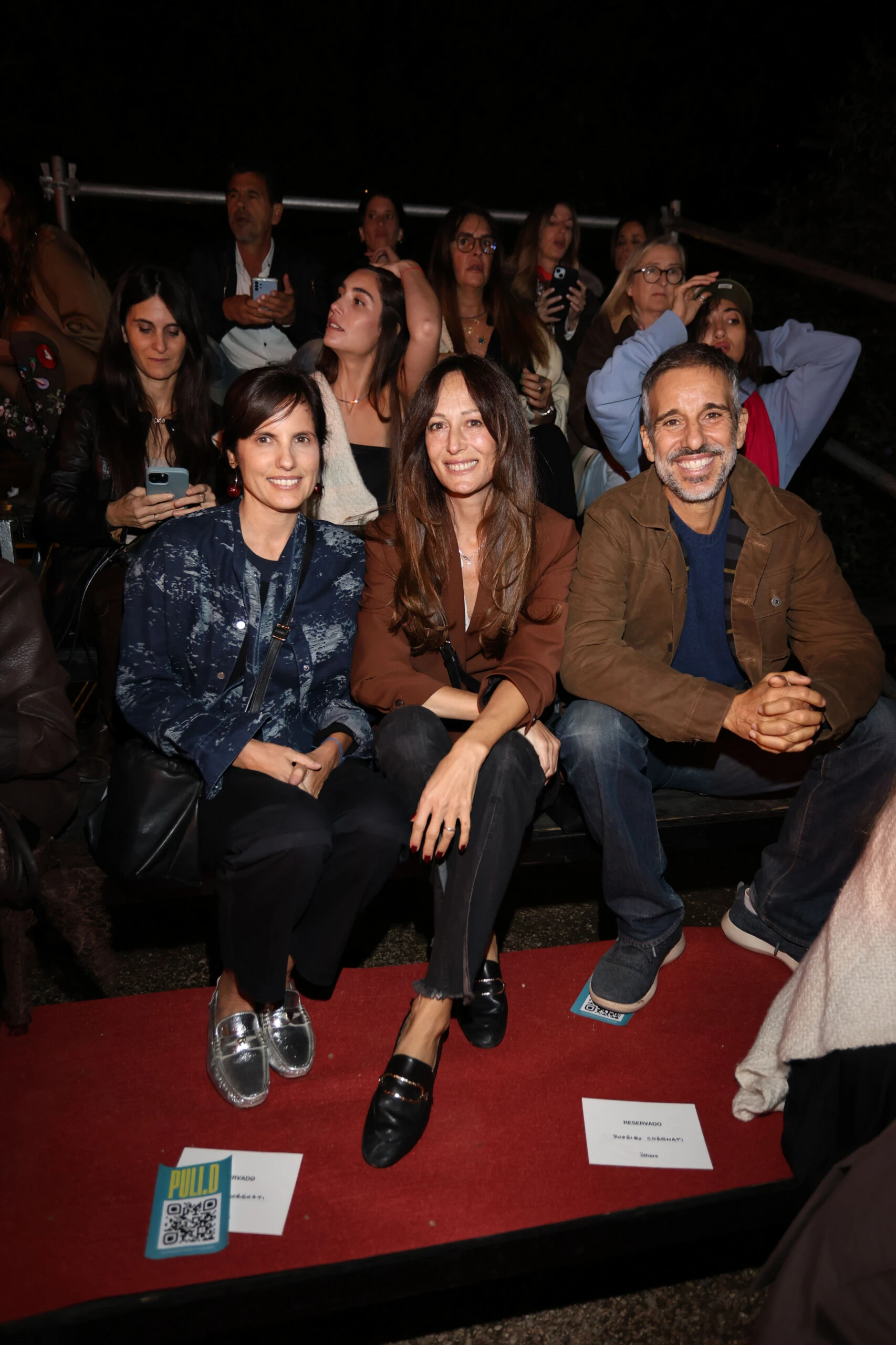 Maria Anchorena, Abril Pereyra Lucena y Juan Parodi acompañando a Puli Demaria en el lanzamiento de la nueva colección  de su marca Puli.D, Ride Free – Fly High, y apertura de su local en La Aldea