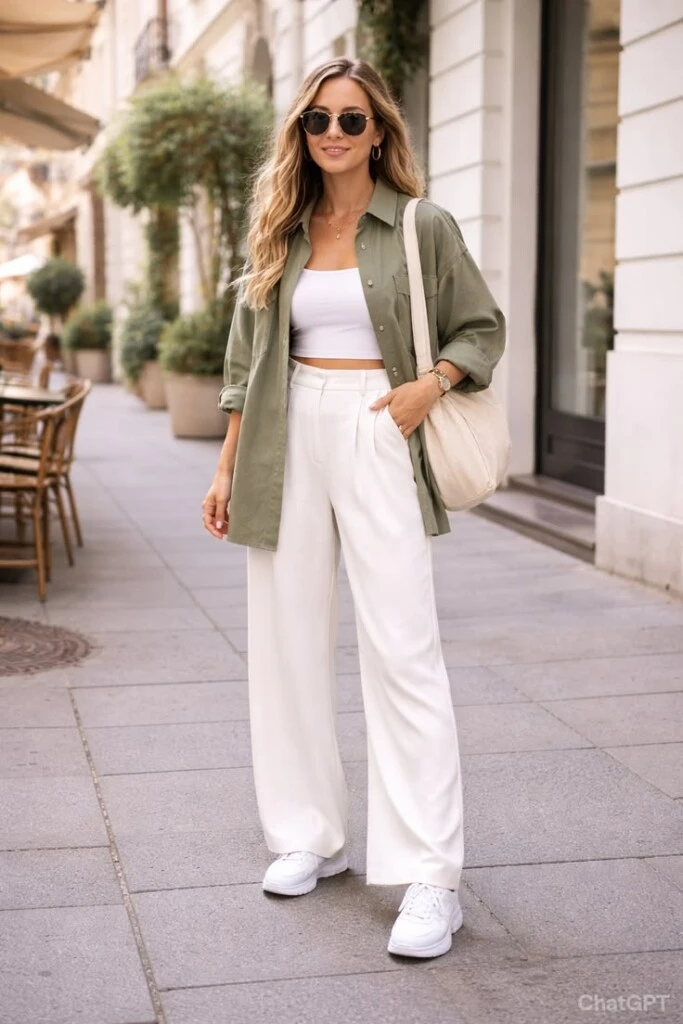 Pantalón más top y camisa