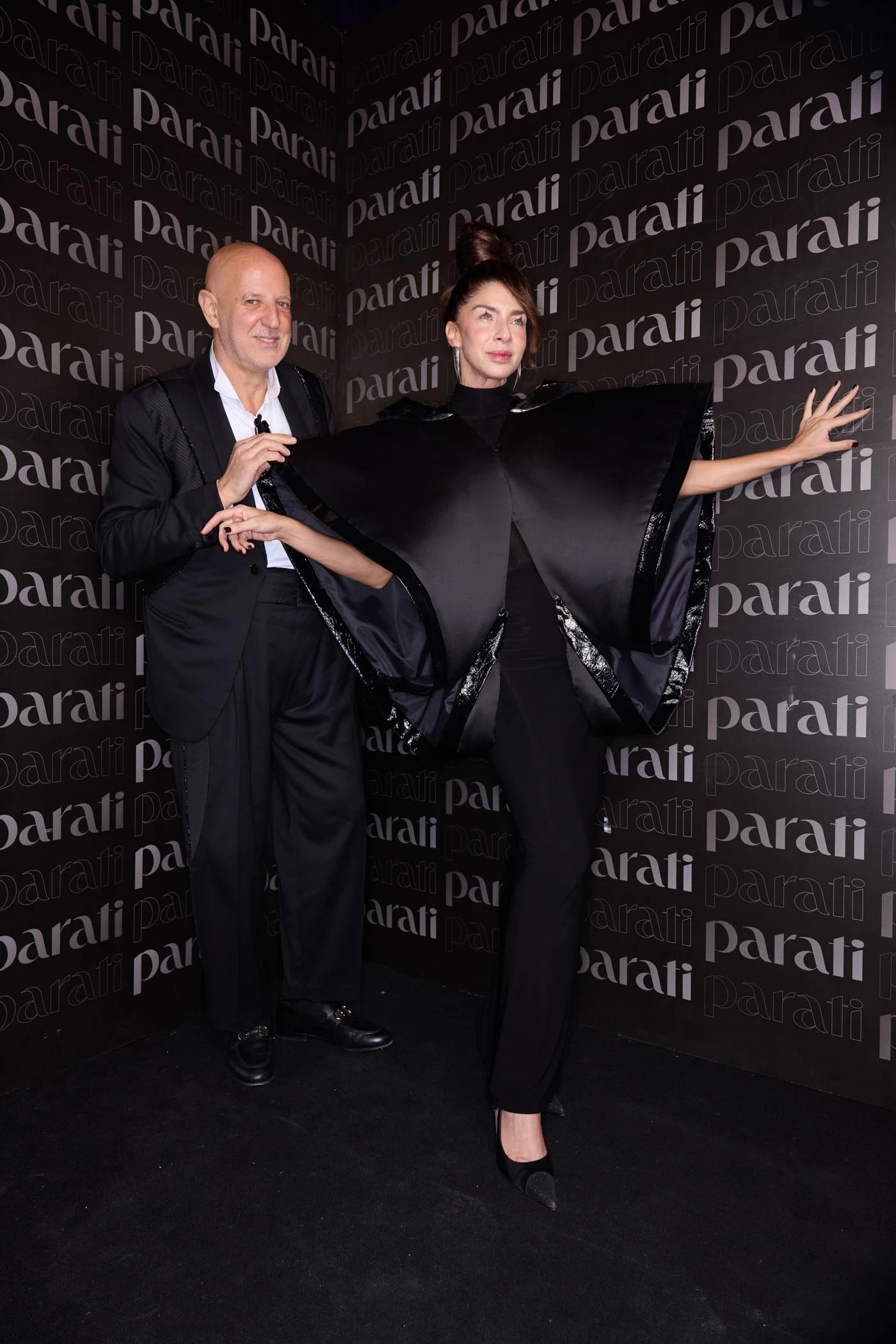 Fabián Zitta junto a la actriz Romina Gaetani.