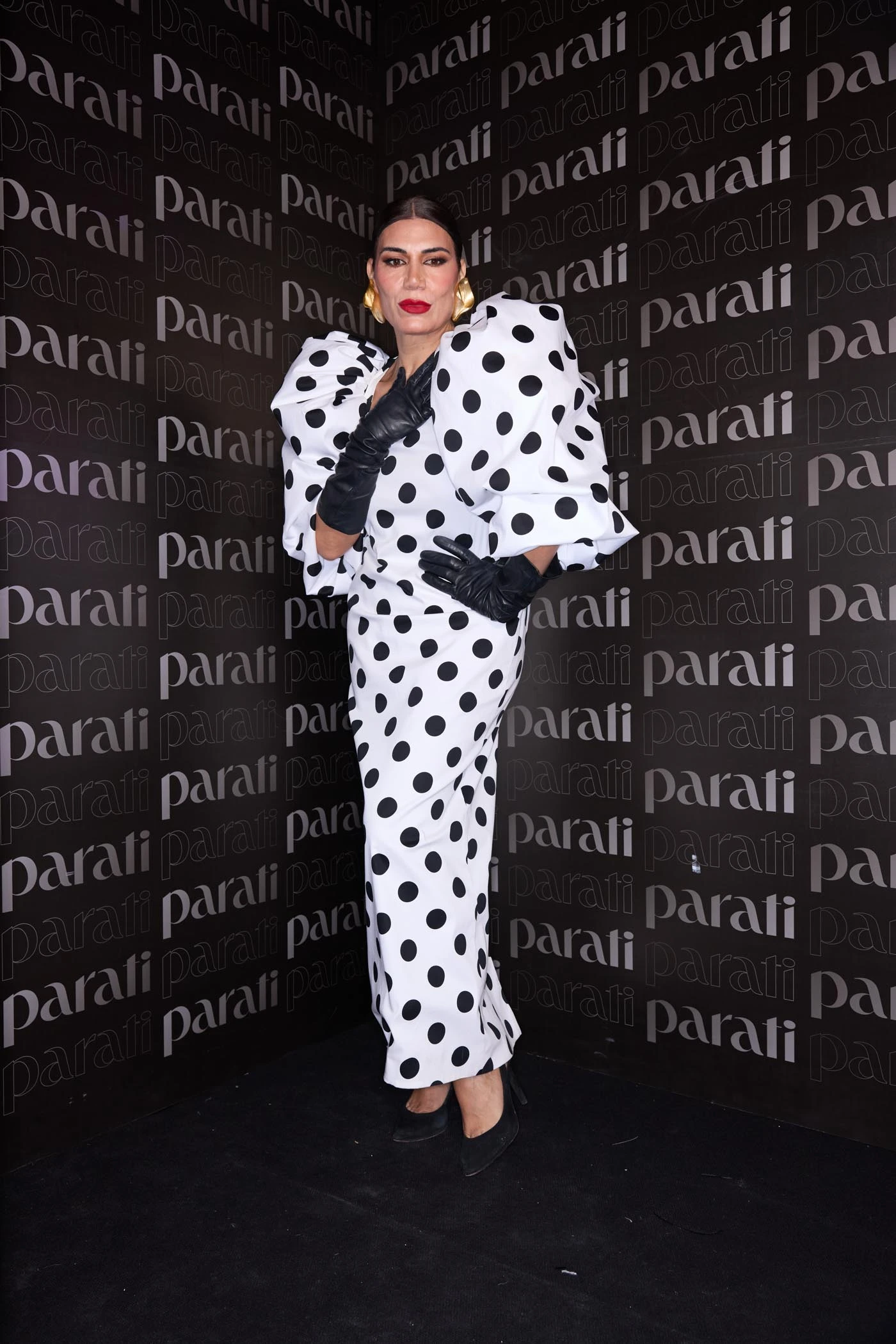 Flor de la V se sumó a la tendencia de los polka dots. 